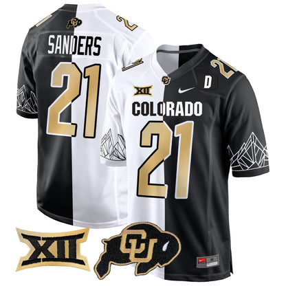 CU Big 12 XII Patch Game Jersey - All Stitched