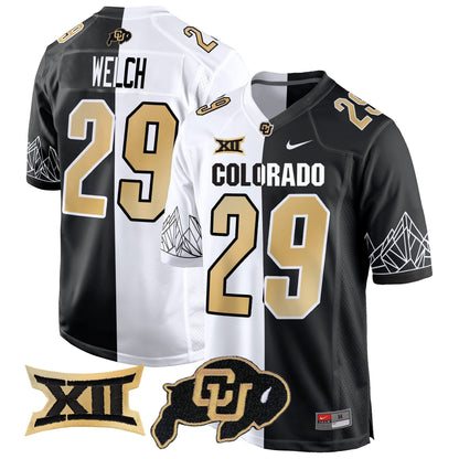 CU Big 12 XII Patch Game Jersey - All Stitched
