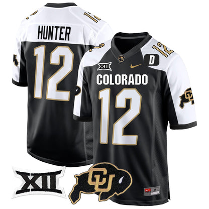 CU Big 12 XII Patch Game Jersey V2 - All Stitched