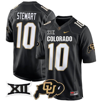 CU Big 12 XII Patch Game Jersey V2 - All Stitched