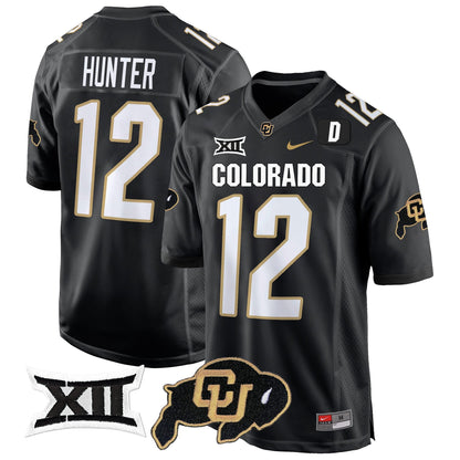 CU Big 12 XII Patch Game Jersey V2 - All Stitched