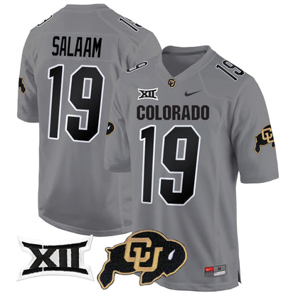 CU Big 12 XII Patch Game Jersey V2 - All Stitched
