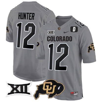 CU Big 12 XII Patch Game Jersey V2 - All Stitched
