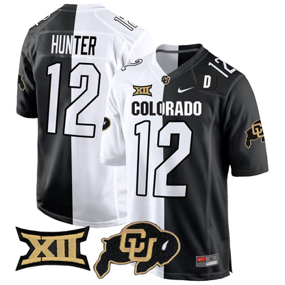 CU Big 12 XII Patch Game Jersey V2 - All Stitched