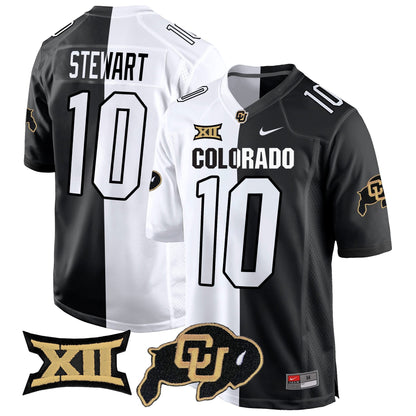 CU Big 12 XII Patch Game Jersey V2 - All Stitched