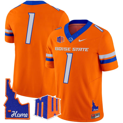 BSU 2024 Home Patch Vapor Limited Jersey - All Stitched