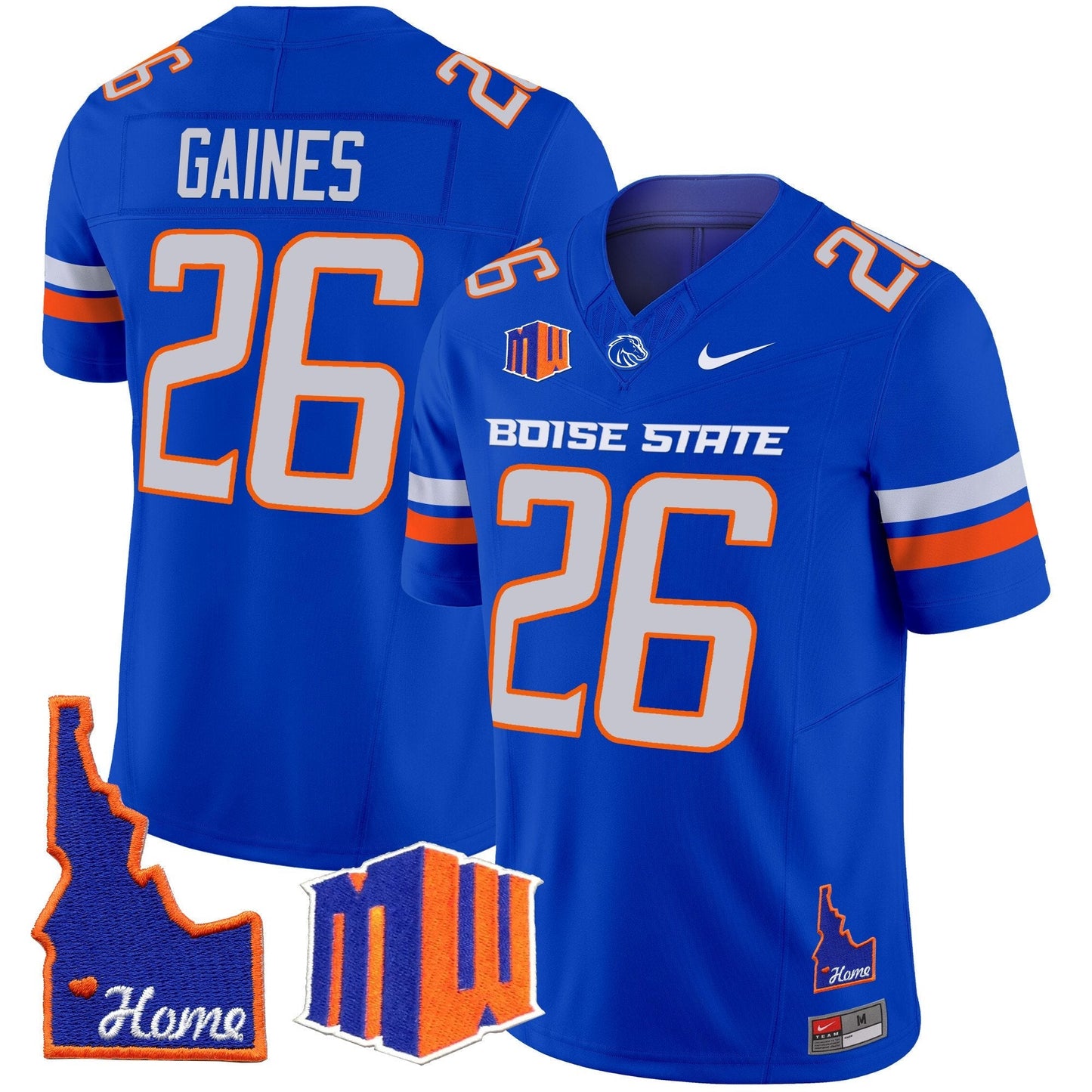 BSU 2024 Home Patch Vapor Limited Jersey - All Stitched