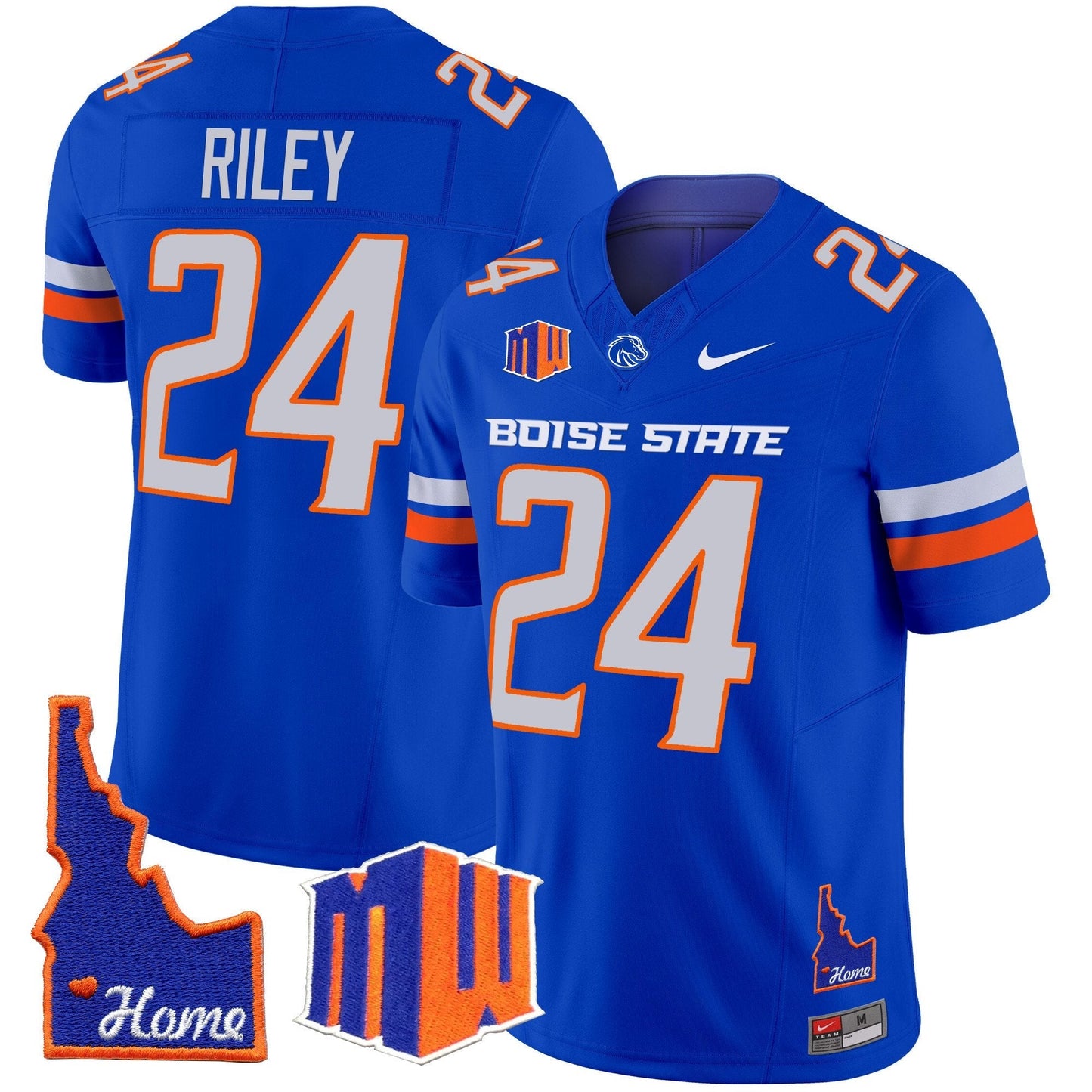 BSU 2024 Home Patch Vapor Limited Jersey - All Stitched
