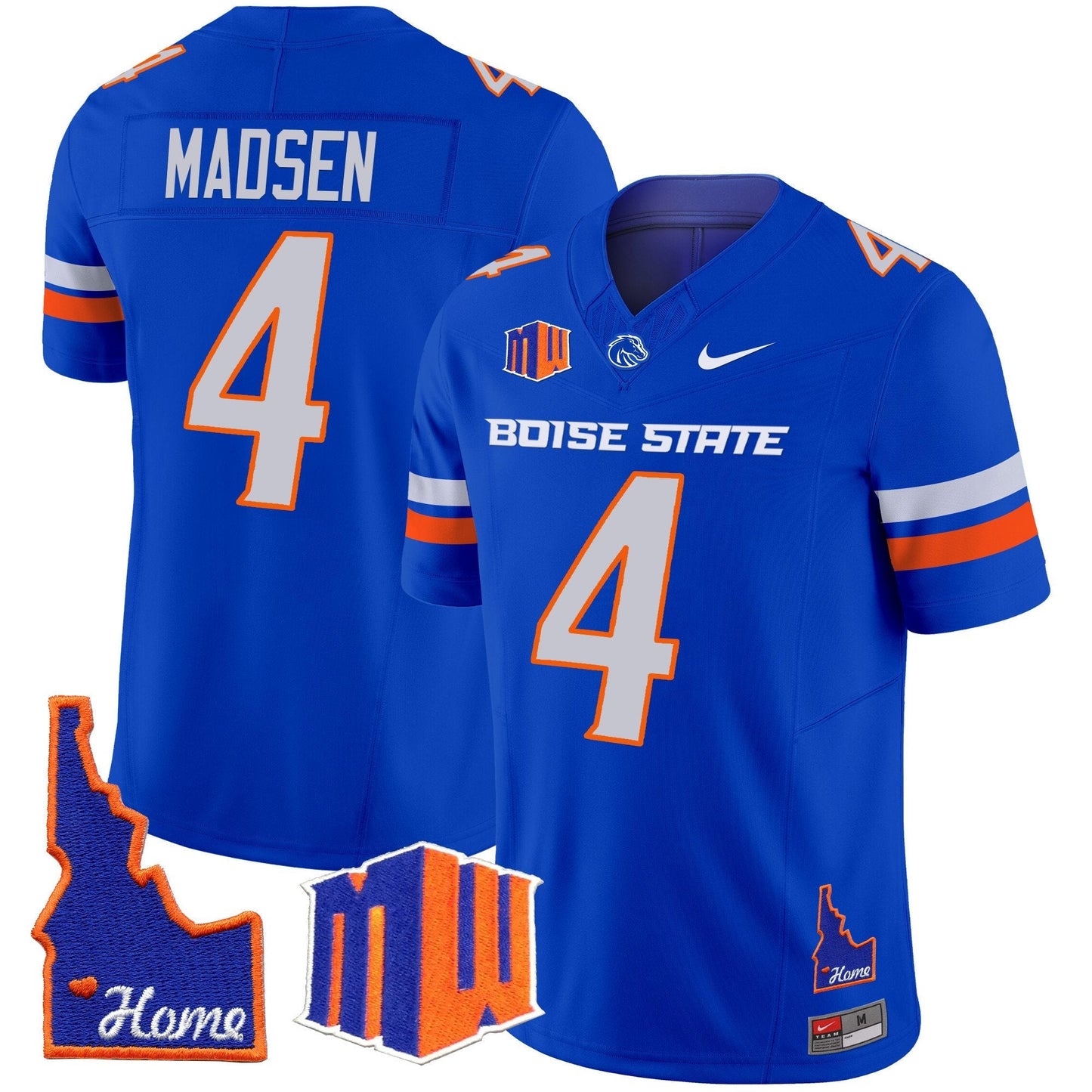 BSU 2024 Home Patch Vapor Limited Jersey - All Stitched