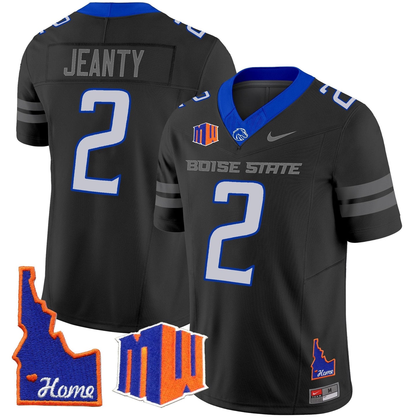 BSU 2024 Home Patch Vapor Limited Jersey - All Stitched