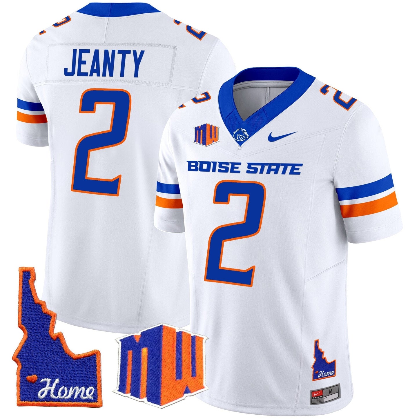 BSU 2024 Home Patch Vapor Limited Jersey - All Stitched
