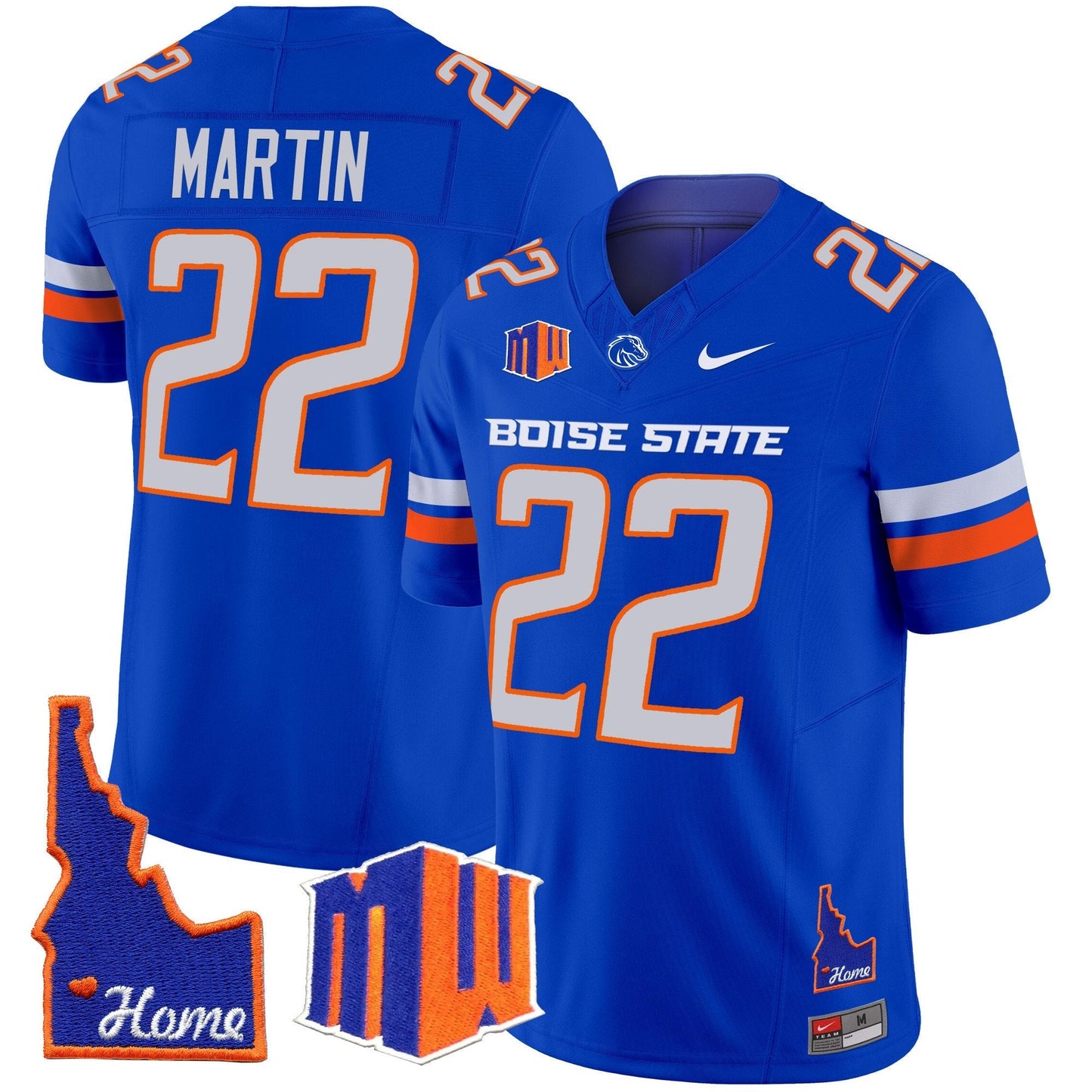 BSU 2024 Home Patch Vapor Limited Jersey - All Stitched