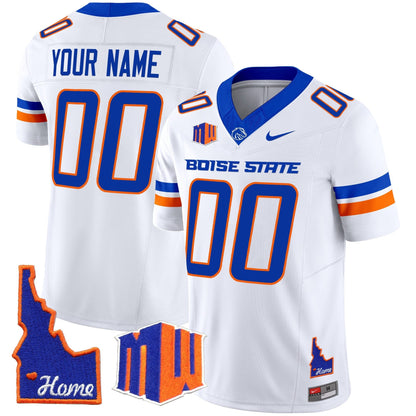 BSU 2024 Home Patch Vapor Limited Custom Jersey - All Stitched