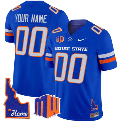 BSU 2024 Home Patch Vapor Limited Custom Jersey - All Stitched