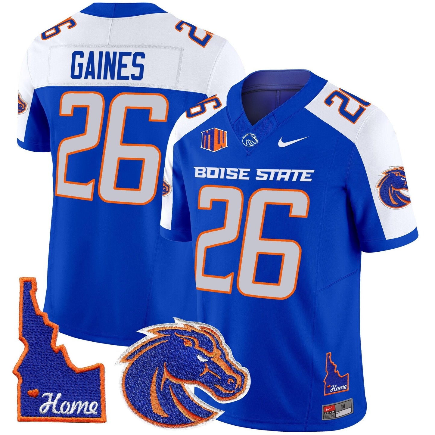BSU 2024 Home Patch Vapor Limited Jersey - All Stitched