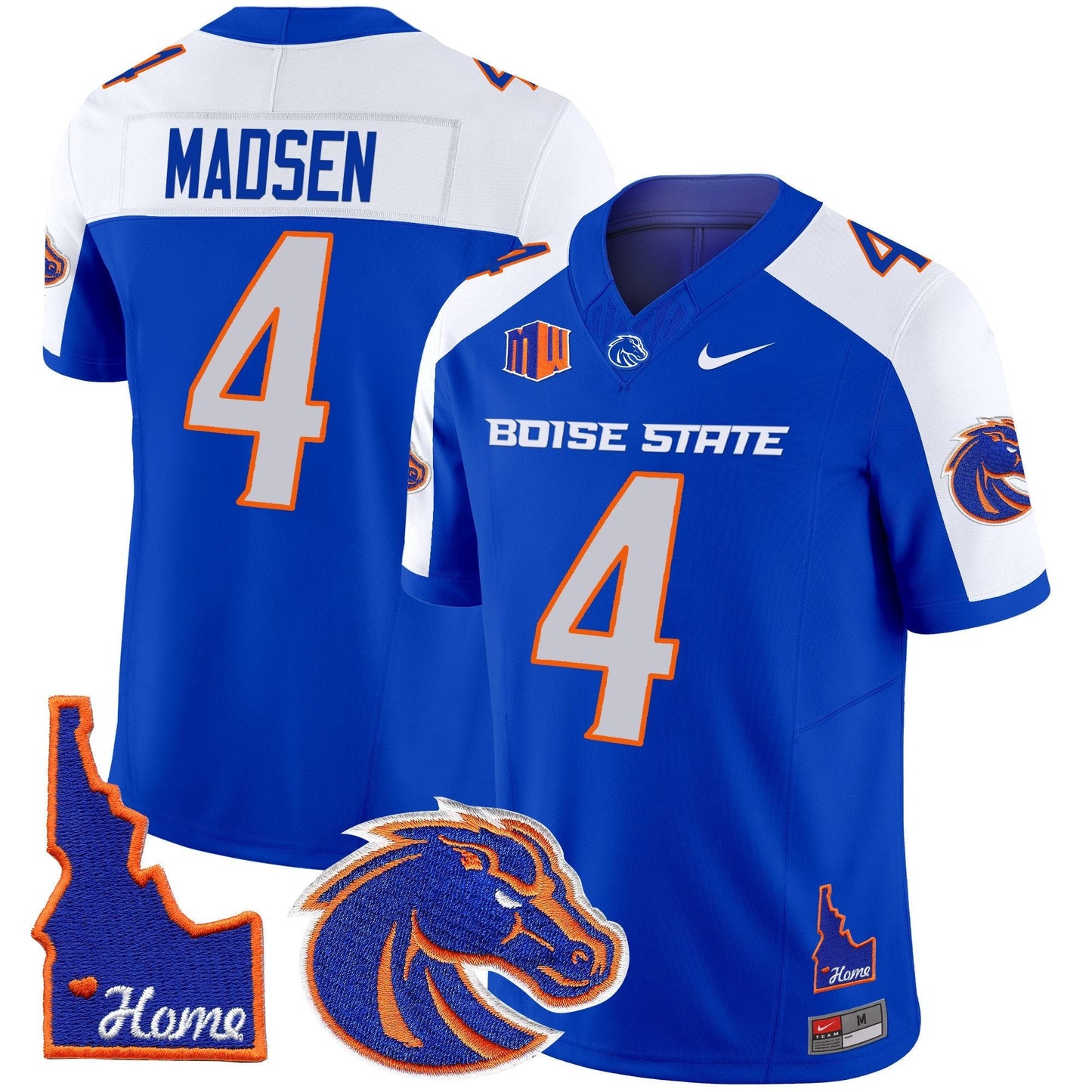 BSU 2024 Home Patch Vapor Limited Jersey - All Stitched