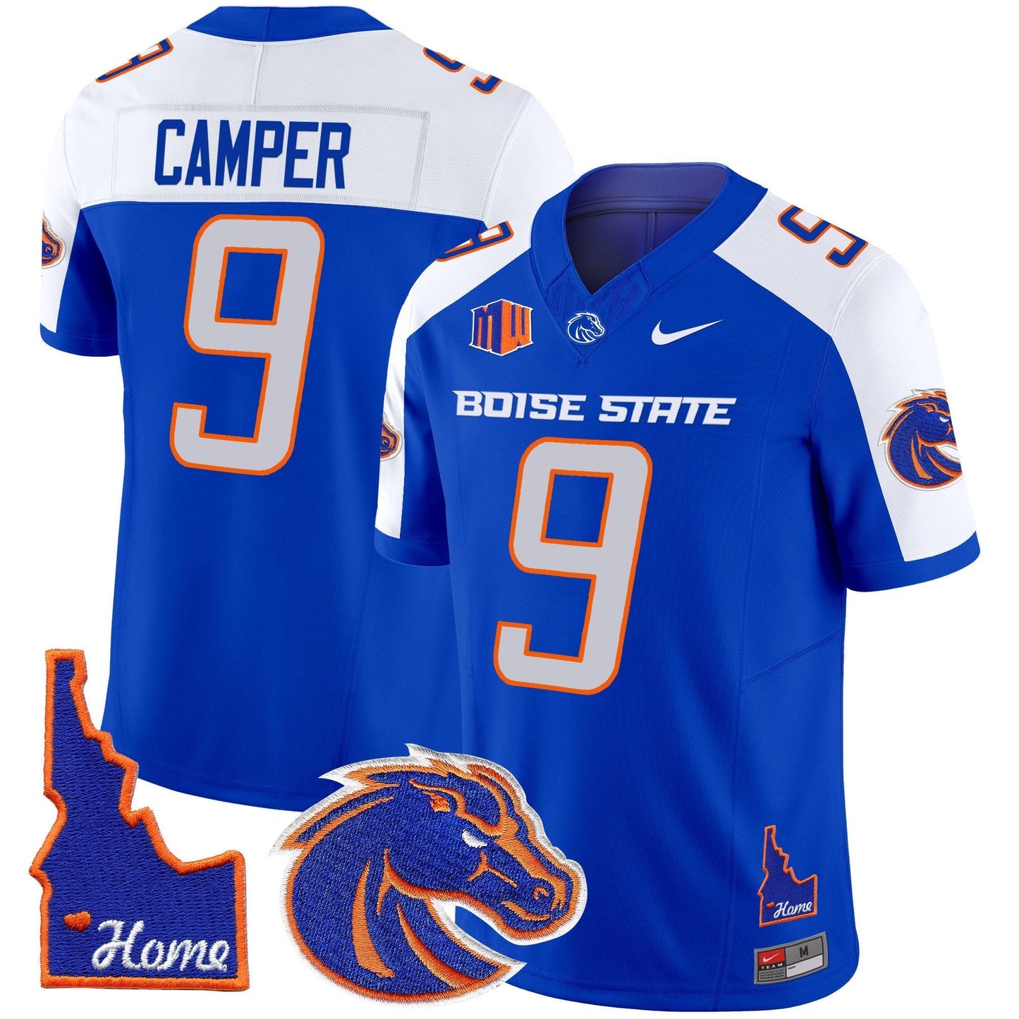 BSU 2024 Home Patch Vapor Limited Jersey - All Stitched