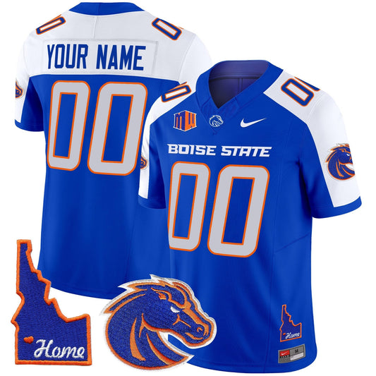 BSU 2024 Home Patch Vapor Limited Custom Jersey - All Stitched