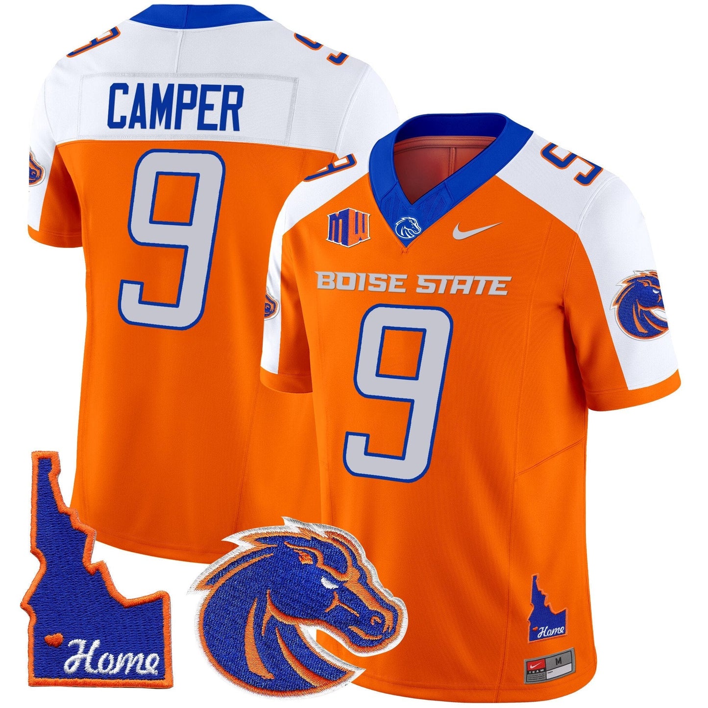 BSU 2024 Home Patch Vapor Limited Jersey - All Stitched