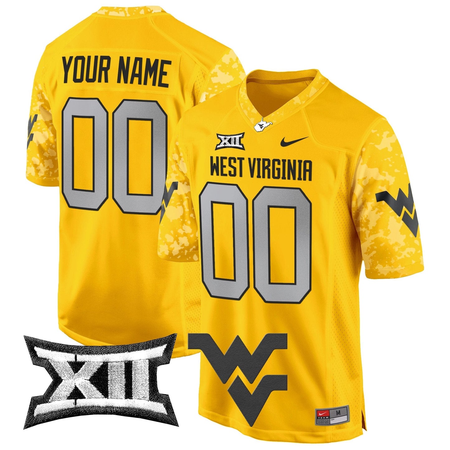 WVU 2024 Game Custom Jersey - All Stitched