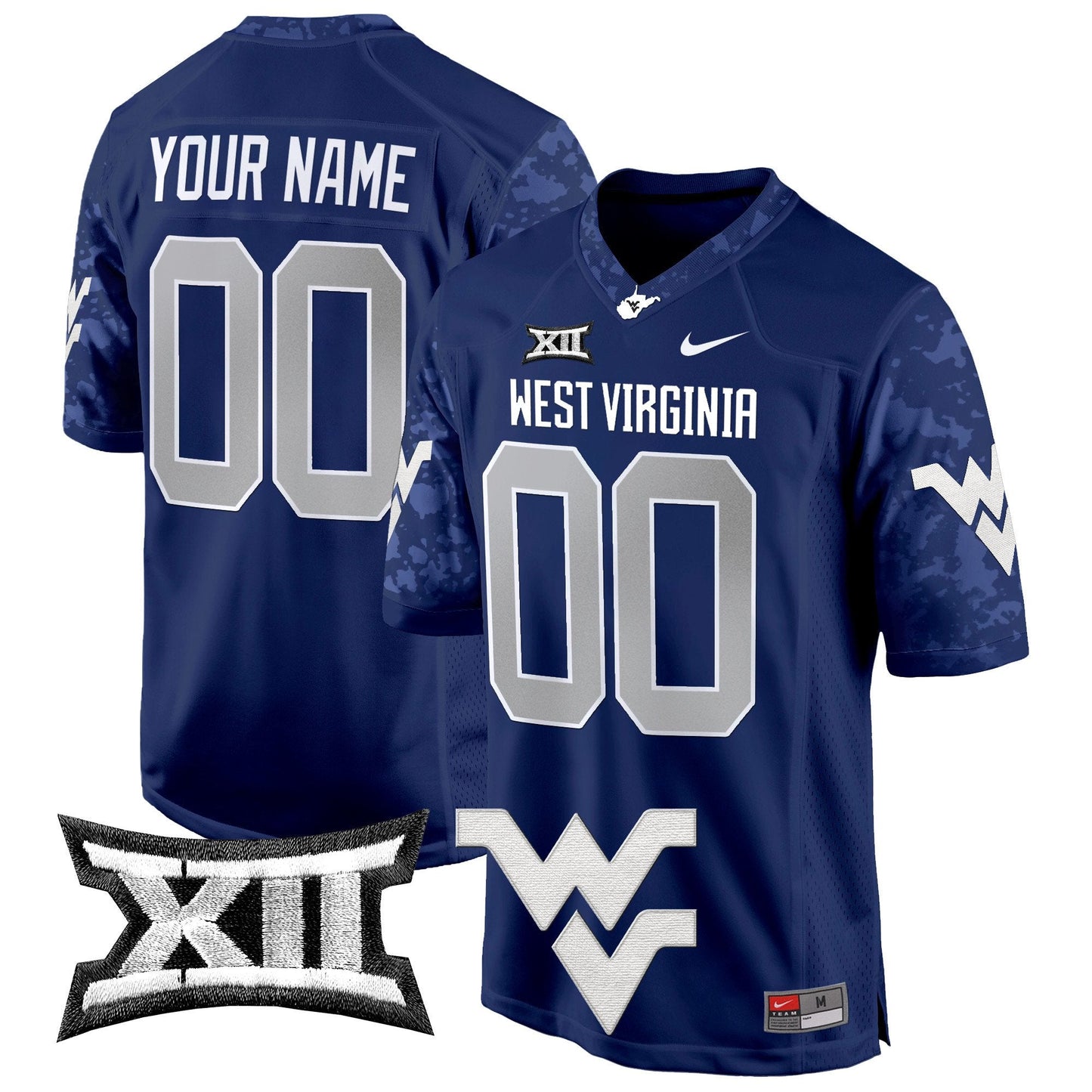 WVU 2024 Game Custom Jersey - All Stitched