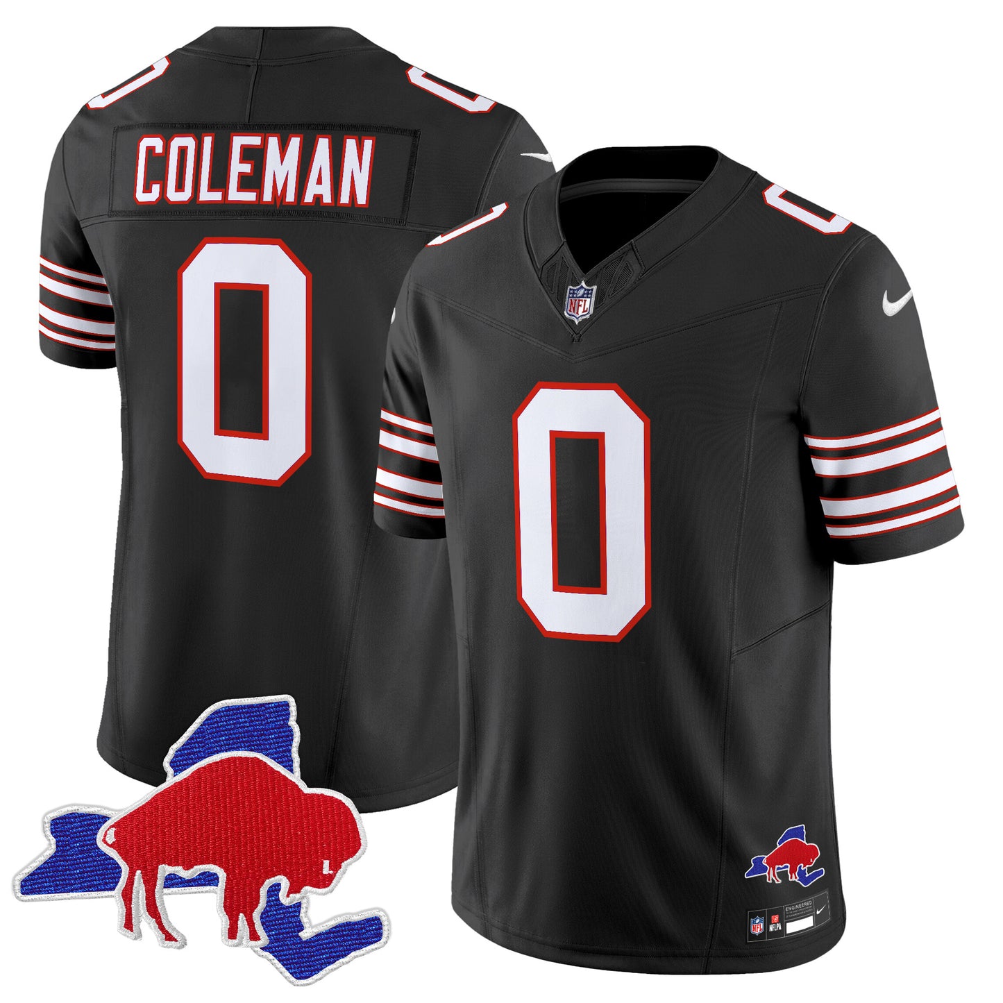 Men's Bills Throwback 2024 Vapor Limited Jersey - All Stitched