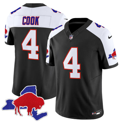 Men's Bills Throwback 2024 Vapor Limited Jersey - All Stitched