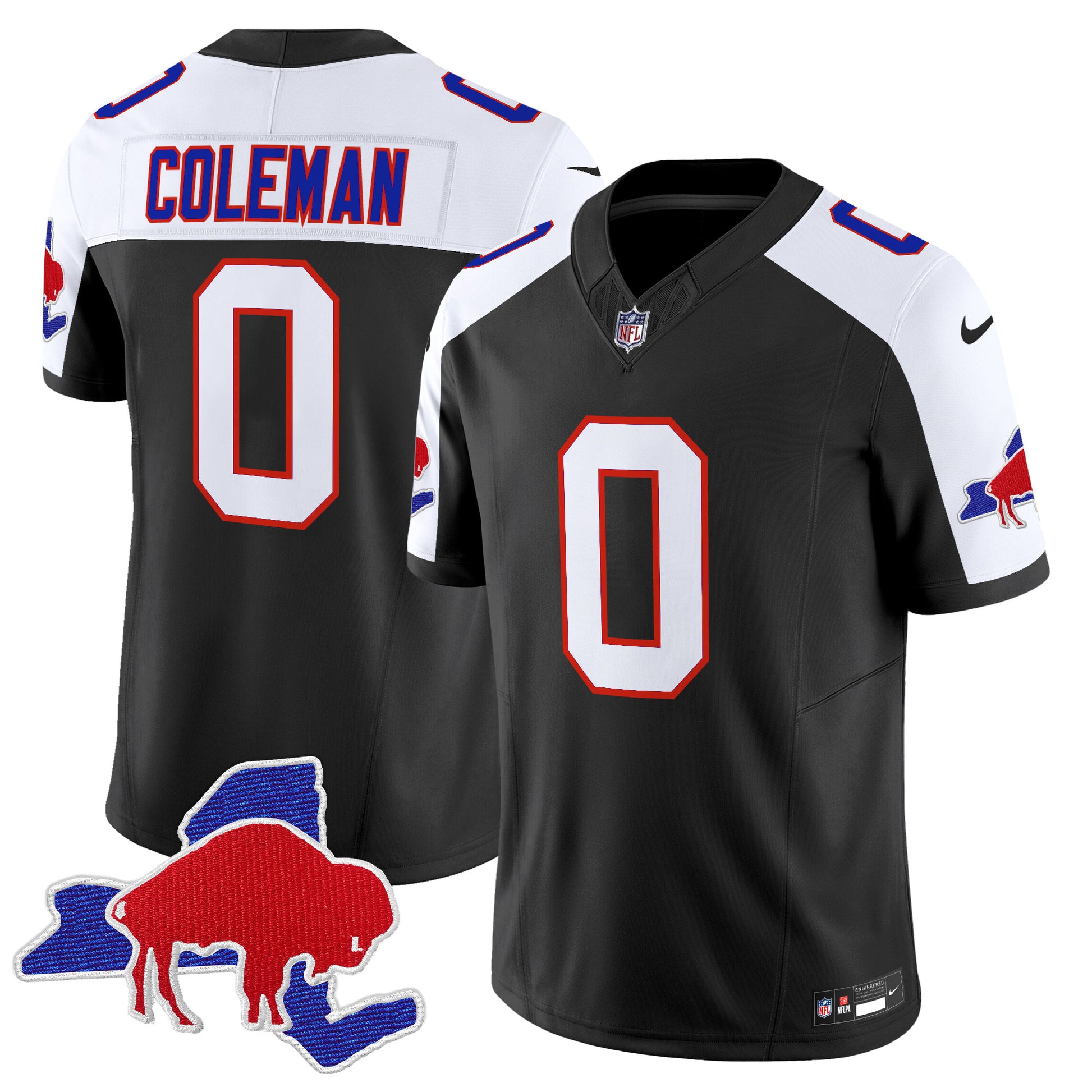 Men's Bills Throwback 2024 Vapor Limited Jersey - All Stitched