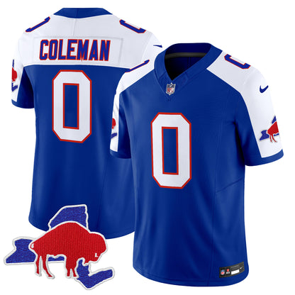 Men's Bills Throwback 2024 Vapor Limited Jersey - All Stitched