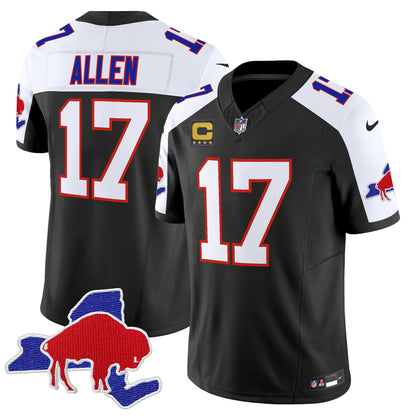 Men's Bills Throwback 2024 Vapor Limited Jersey - All Stitched