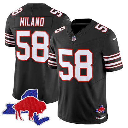 Men's Bills Throwback 2024 Vapor Limited Jersey - All Stitched