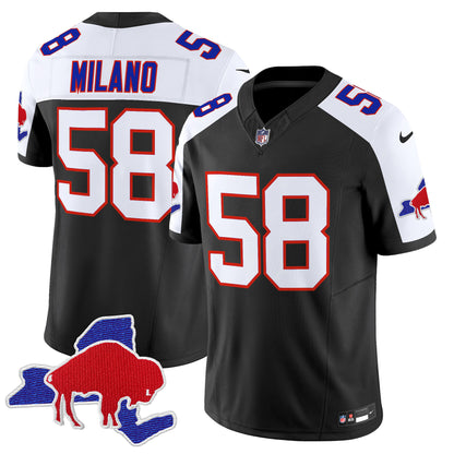 Men's Bills Throwback 2024 Vapor Limited Jersey - All Stitched