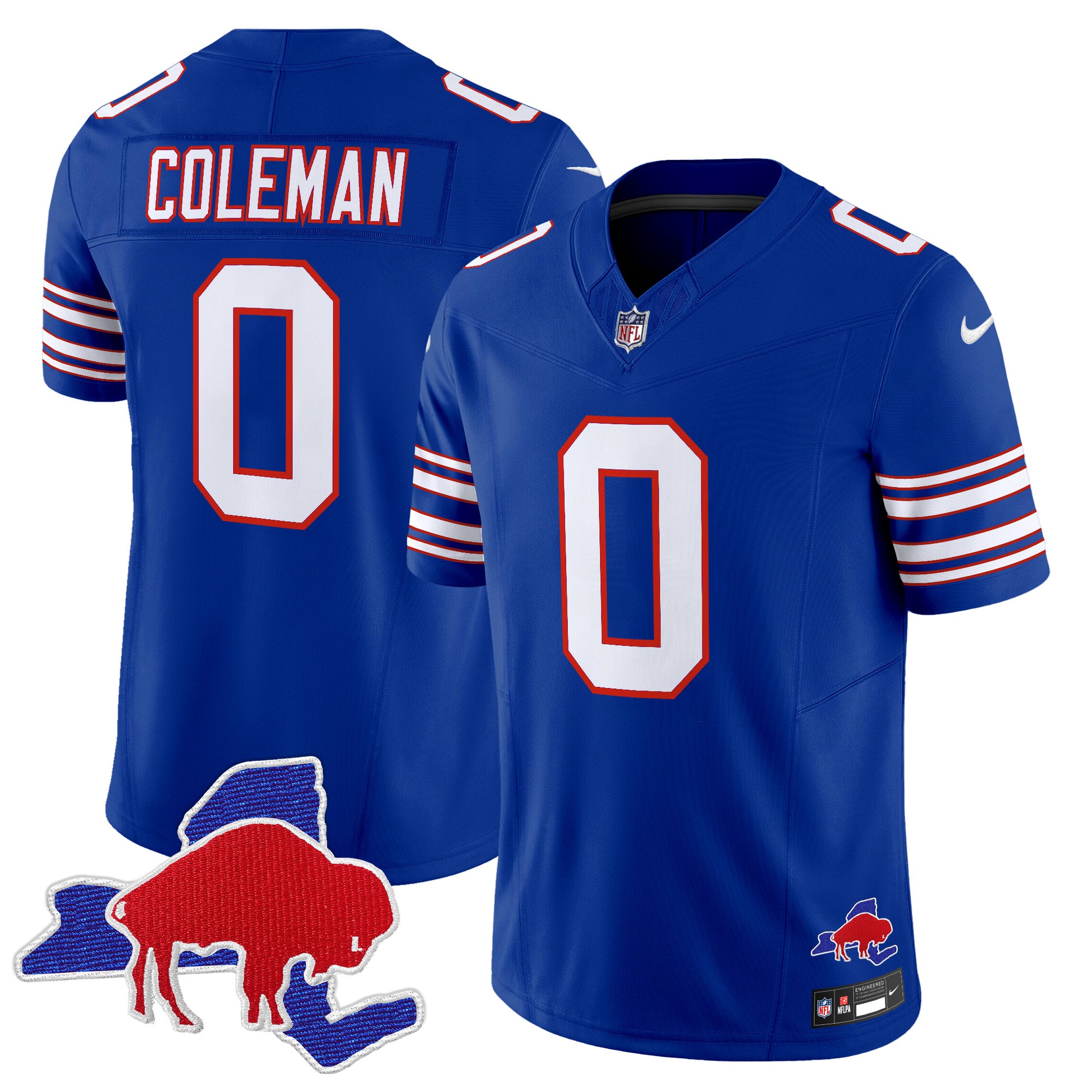 Men's Bills Throwback 2024 Vapor Limited Jersey - All Stitched