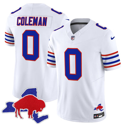 Men's Bills Throwback 2024 Vapor Limited Jersey - All Stitched