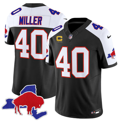 Men's Bills Throwback 2024 Vapor Limited Jersey - All Stitched