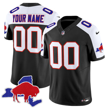 Bills Throwback 2024 Vapor Limited Custom Jersey - All Stitched