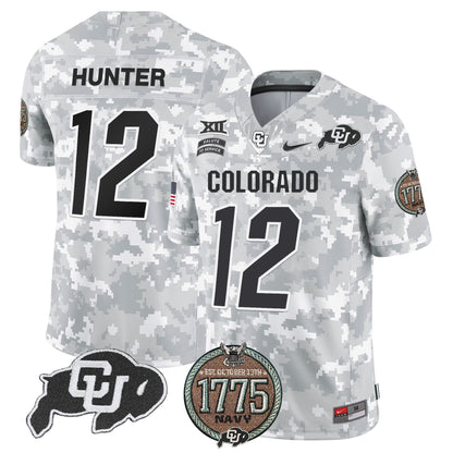 Buffaloes 2024 Salute to Service Establishment Year Patch Vapor Limited Jersey - All Stitched