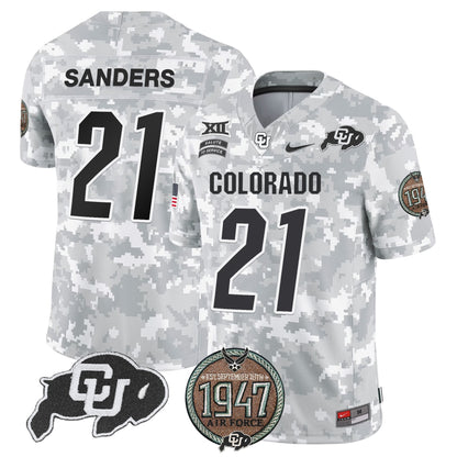 Buffaloes 2024 Salute to Service Establishment Year Patch Vapor Limited Jersey - All Stitched