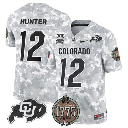 Buffaloes 2024 Salute to Service Establishment Year Patch Vapor Limited Jersey - All Stitched