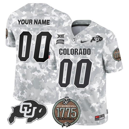 Buffaloes 2024 Salute to Service Establishment Year Patch Vapor Limited Custom Jersey - All Stitched