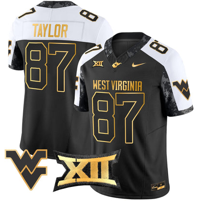 WVU 2024 Gold Vapor Limited Jersey - All Stitched