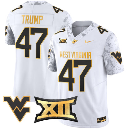 WVU 2024 Gold Vapor Limited Jersey - All Stitched