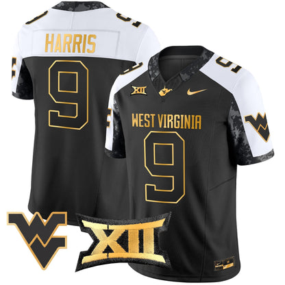 WVU 2024 Gold Vapor Limited Jersey - All Stitched