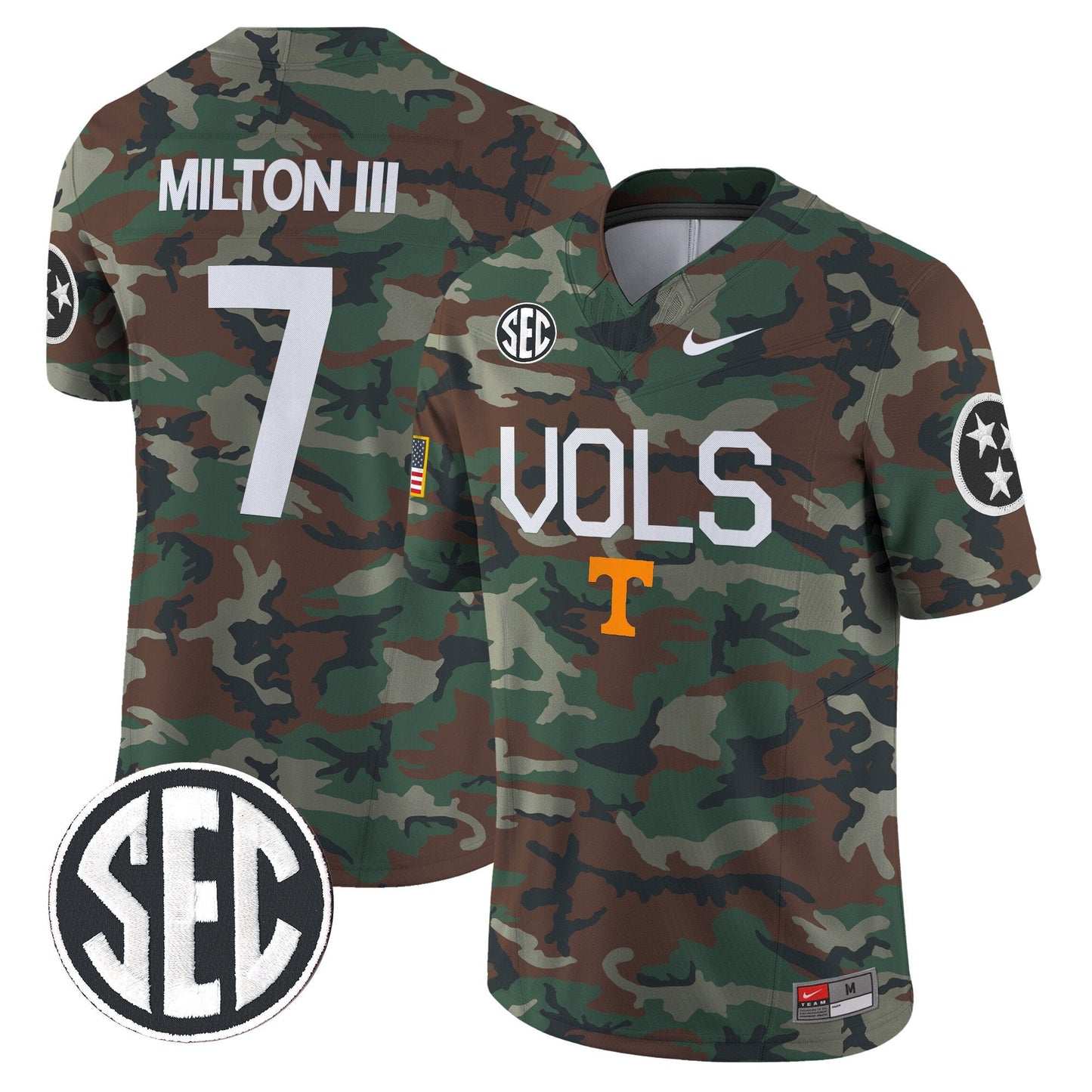 TENN 2024 Military Vapor Limited Jersey - All Stitched