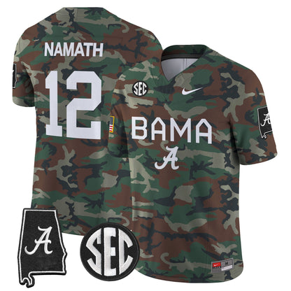 BAMA 2024 Military Vapor Limited Jersey - All Stitched