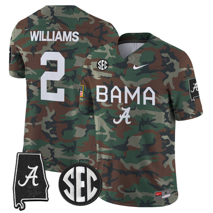 BAMA 2024 Military Vapor Limited Jersey - All Stitched