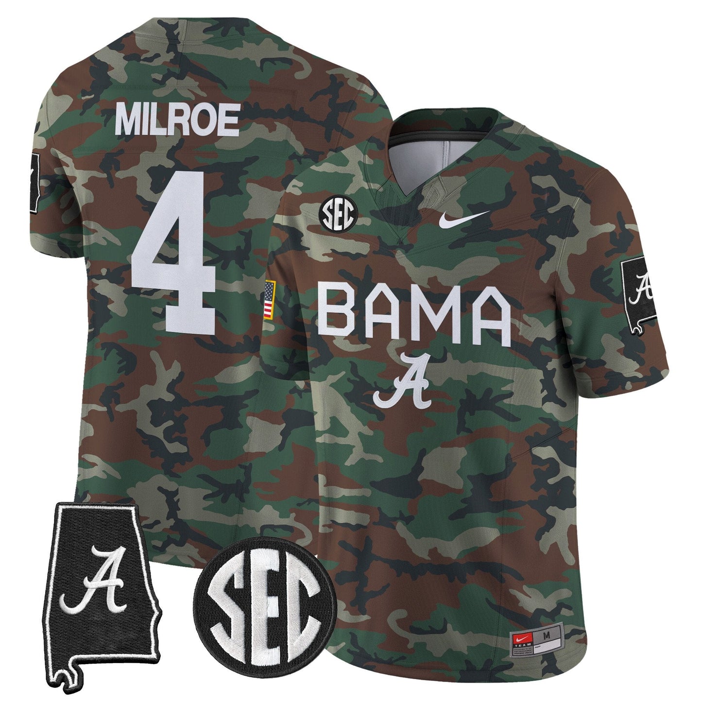 BAMA 2024 Military Vapor Limited Jersey - All Stitched