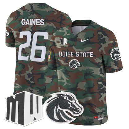 BSU 2024 Military Vapor Limited Jersey - All Stitched
