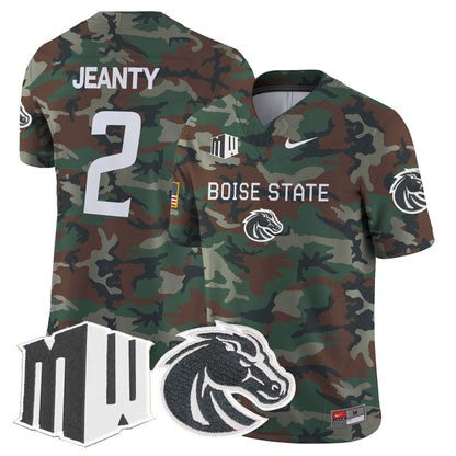 BSU 2024 Military Vapor Limited Jersey - All Stitched
