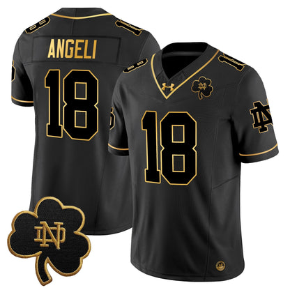 Men's Notre Dame Fighting Irish 2025 Gold Vapor Limited Jersey - All Stitched